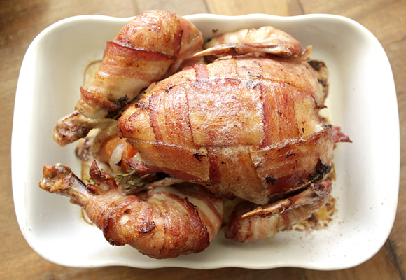 Frango Assado Com Bacon Veja A Receita