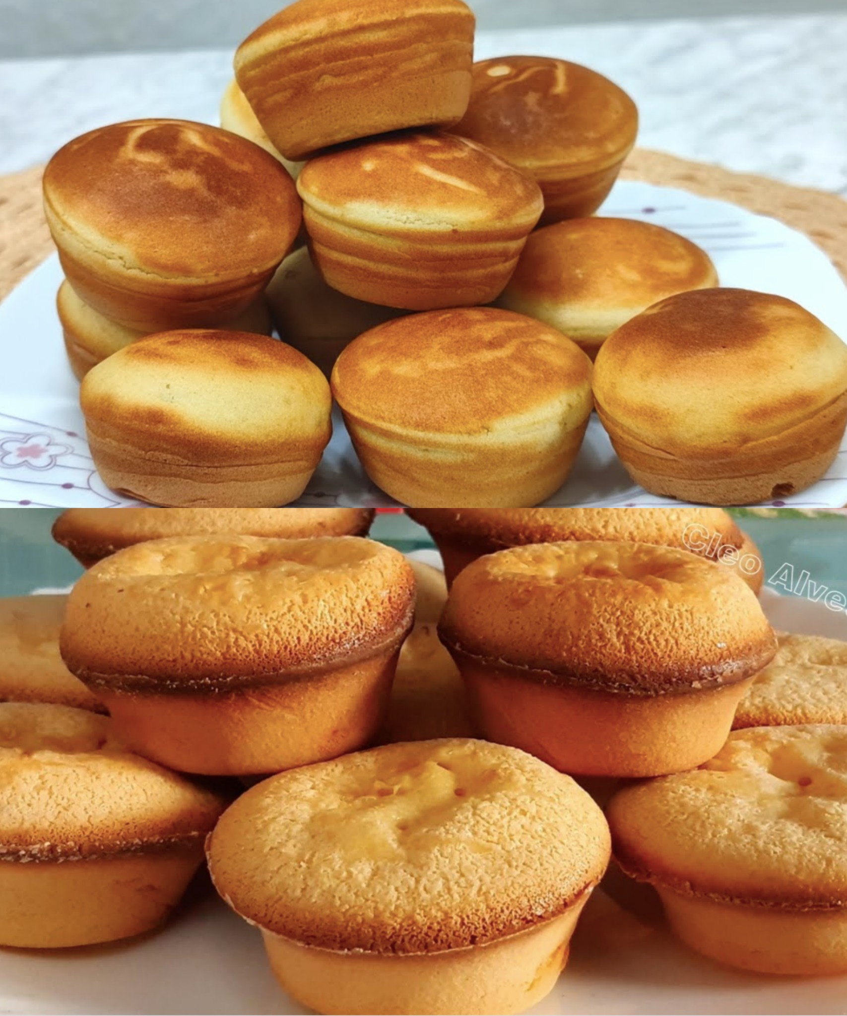 Bolinho fresquinho leve e saboroso para substituir o pão no café da