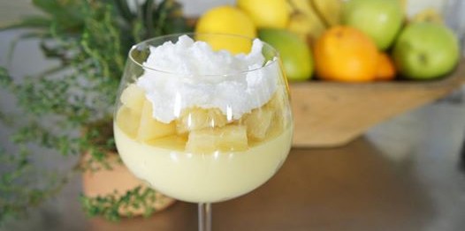 Abacaxi com creme de leite condensado - Veja a Receita: