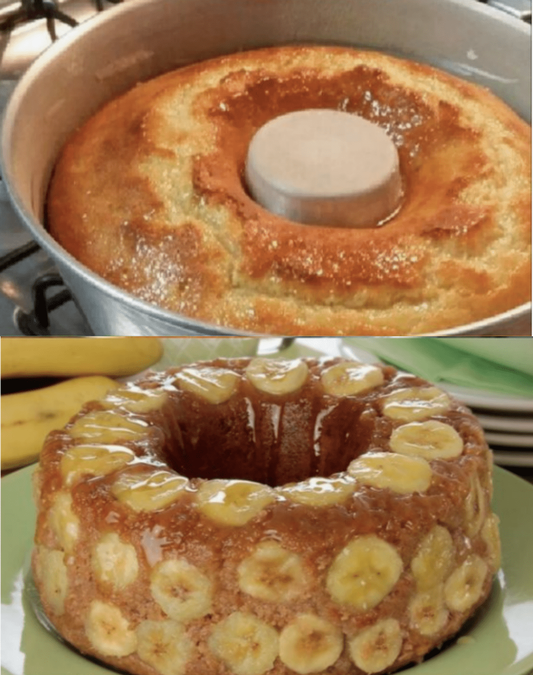 Bolo De Banana Branquinho Sem Farinha Sem A Car E Sem Leite E O Mais Delicioso Que Eu J